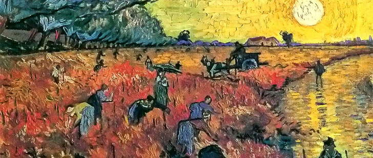 Vincent Van Gogh, La Vigne Rouge